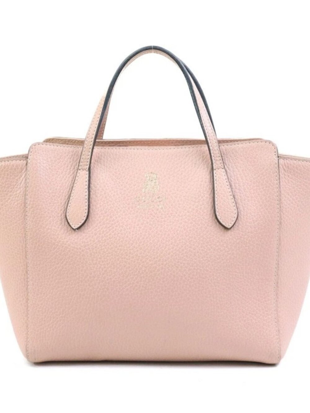 GUCCI Children Handbag Pink Beige Leather -